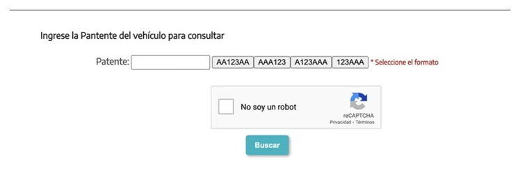 Paso 2 para consultar o cambiar el turno de la VTV en Villa Lynch